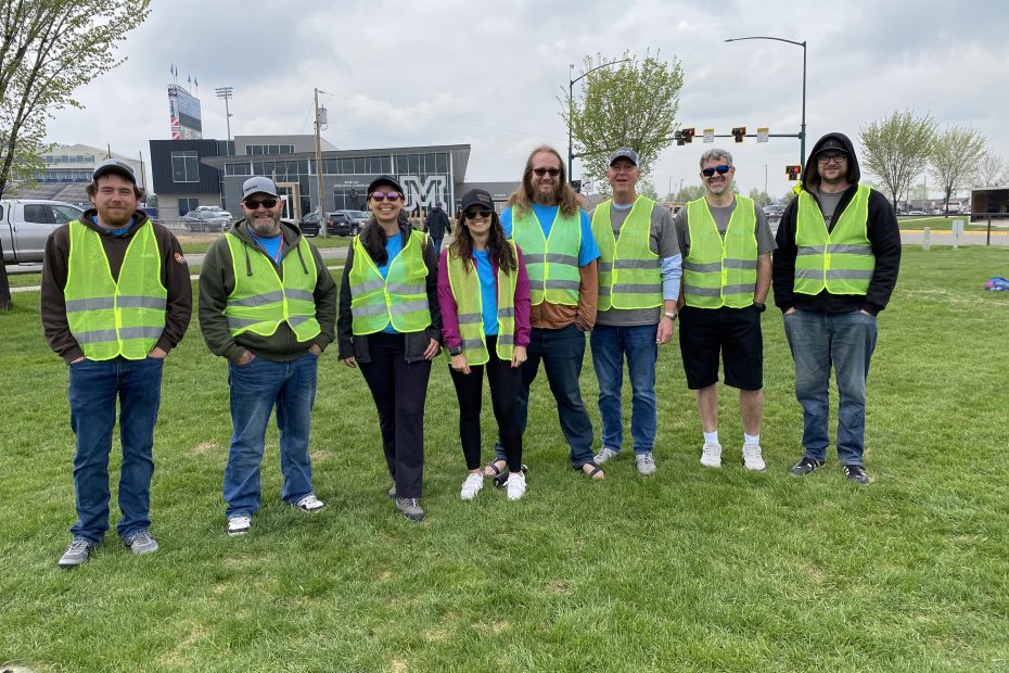 Vision Net team Volunteers at Special Olympics Montana.